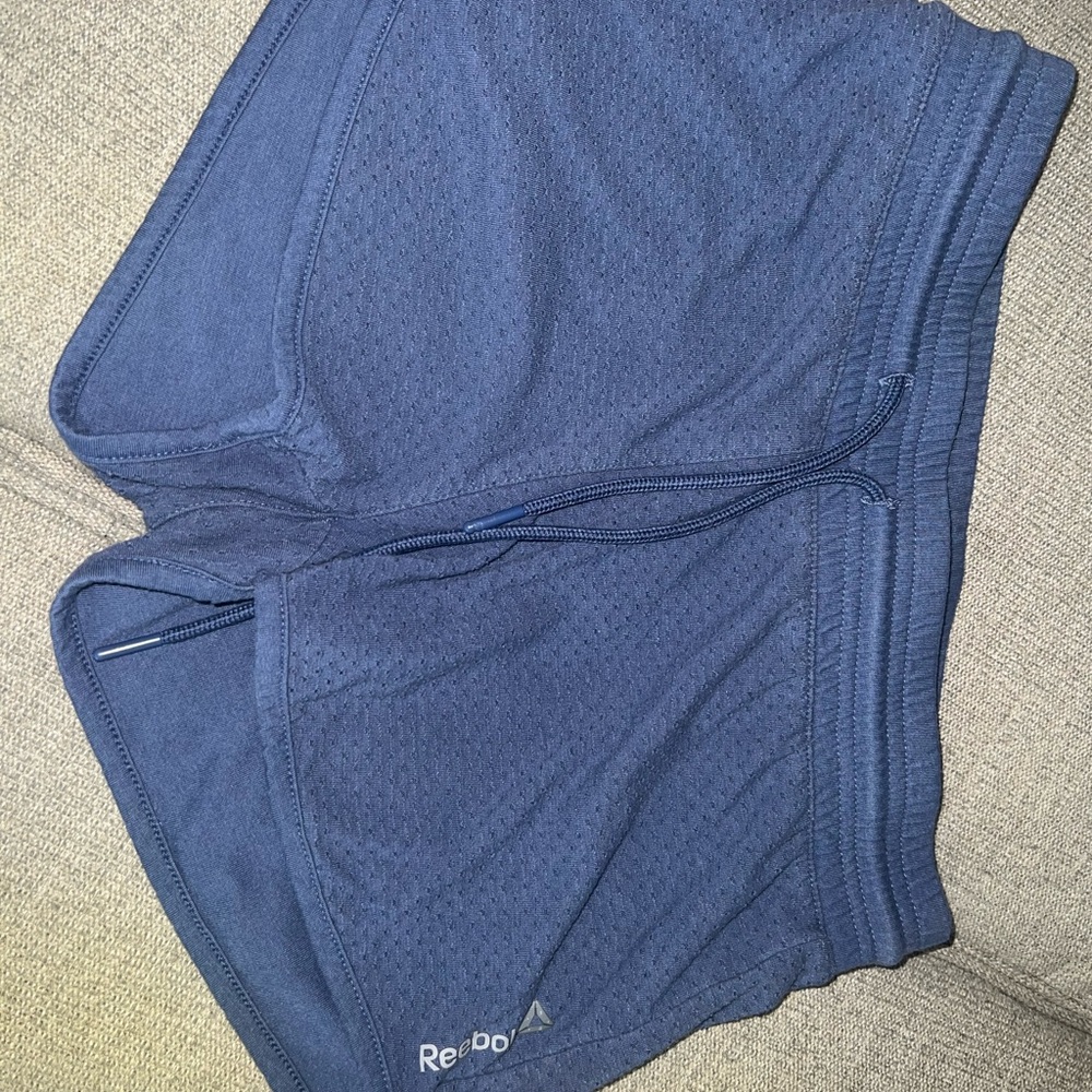 Blue cotton Reebok Shorts